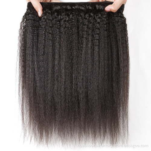 180% Density Bleached Knots Real Kinky Twist Curtain Curly Indian Knot Long Hair Extensions